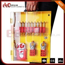 Elecpopular Import China Produkte Sicherheit Metall Schloss Schrank Lockout Tagout Station mit Tür